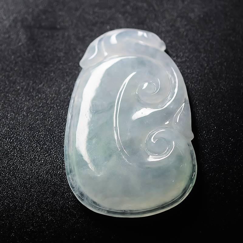 冰种晴水如意挂件