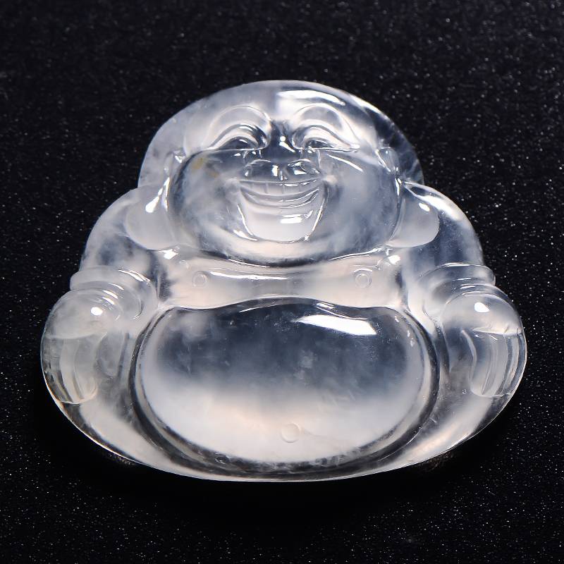 冰种晴水挂件 玉佛