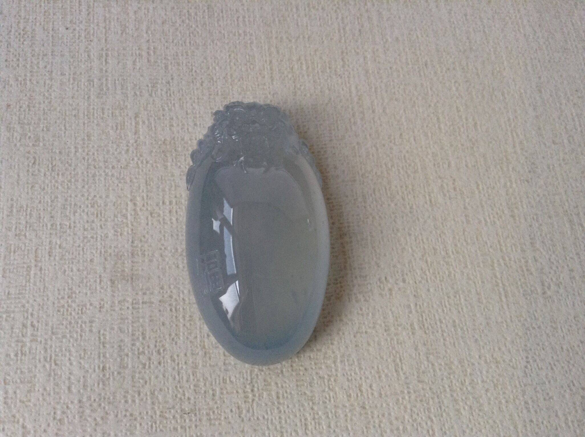 缅甸翡翠 A货 冰种吊坠 貔貅 14.3克 图片2