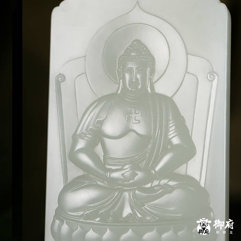 &ldquo;神工奖&rdquo;金奖 付雪飞工作室 重 1596.9克 新疆和田玉羊脂白玉籽料 八大守护神