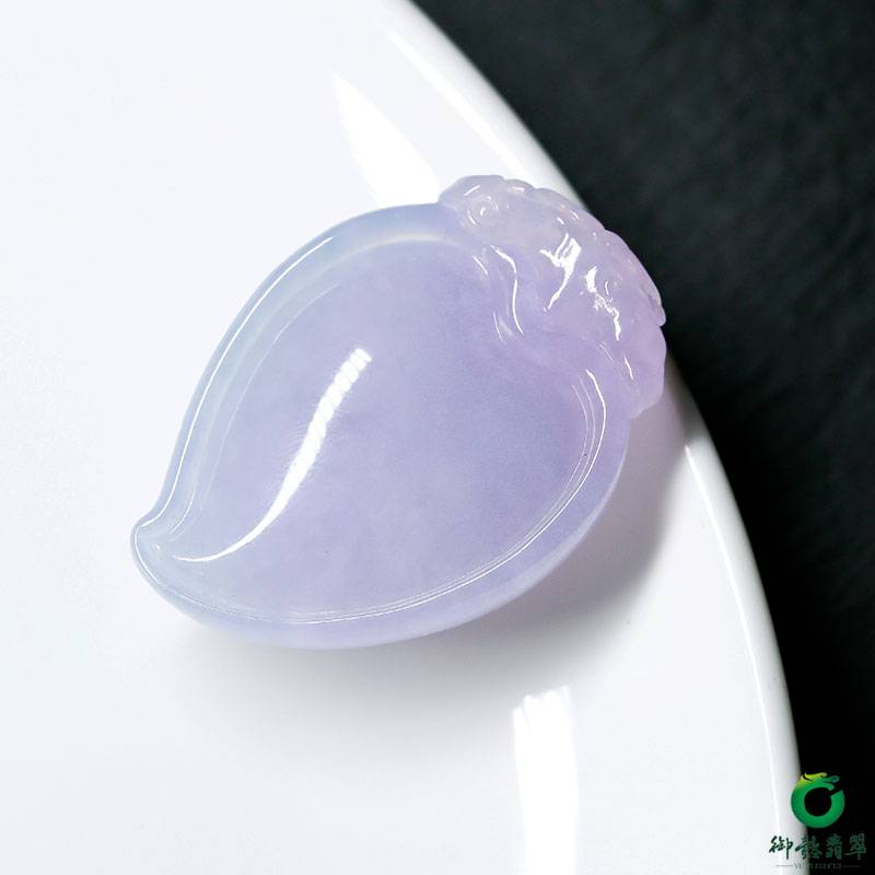 缅甸翡翠A货紫罗兰吊坠 灵猴献瑞 38.3克 图片2