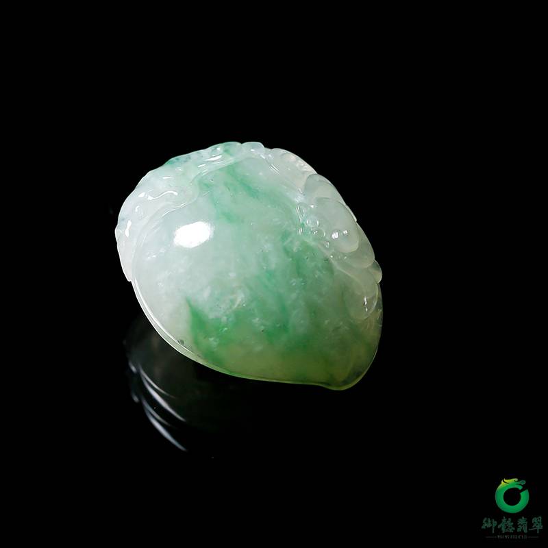 缅甸翡翠A货糯冰种 福禄寿 吊坠 13.5克 图片2