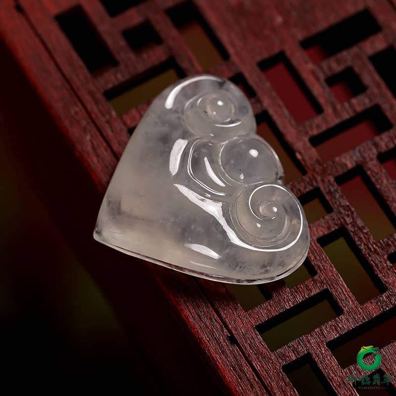 缅甸Ａ货翡冰种 如意吊坠 5.9克 图片5