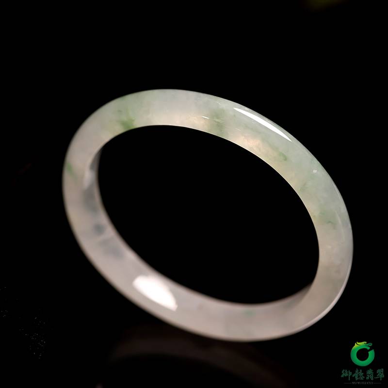 缅甸翡翠A货 冰种手镯 内径54mm 图片2