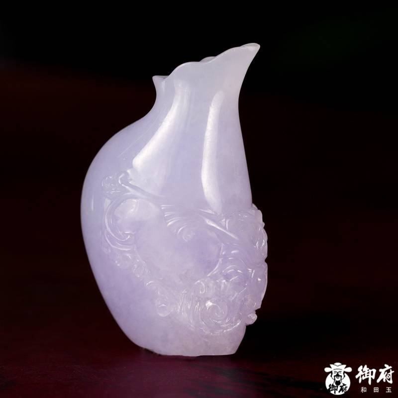 缅甸翡翠A货 糯冰种紫罗兰 平安紫韵 9.4克 图片4